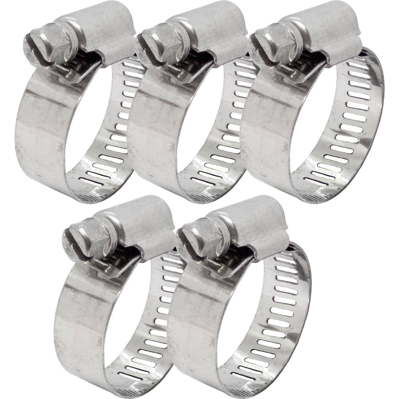 5x Schlauchschelle Edelstahl V2A 201 18-32mm Rohrschelle Schlauchklemme