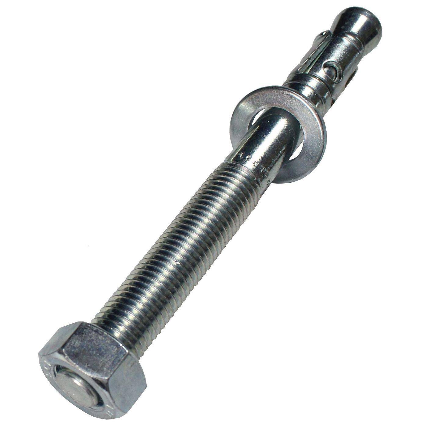 M16 x 160mm Schwerlastanker Verzinkt Keilanker Metalldübel Bolzenanker Blitzdübel