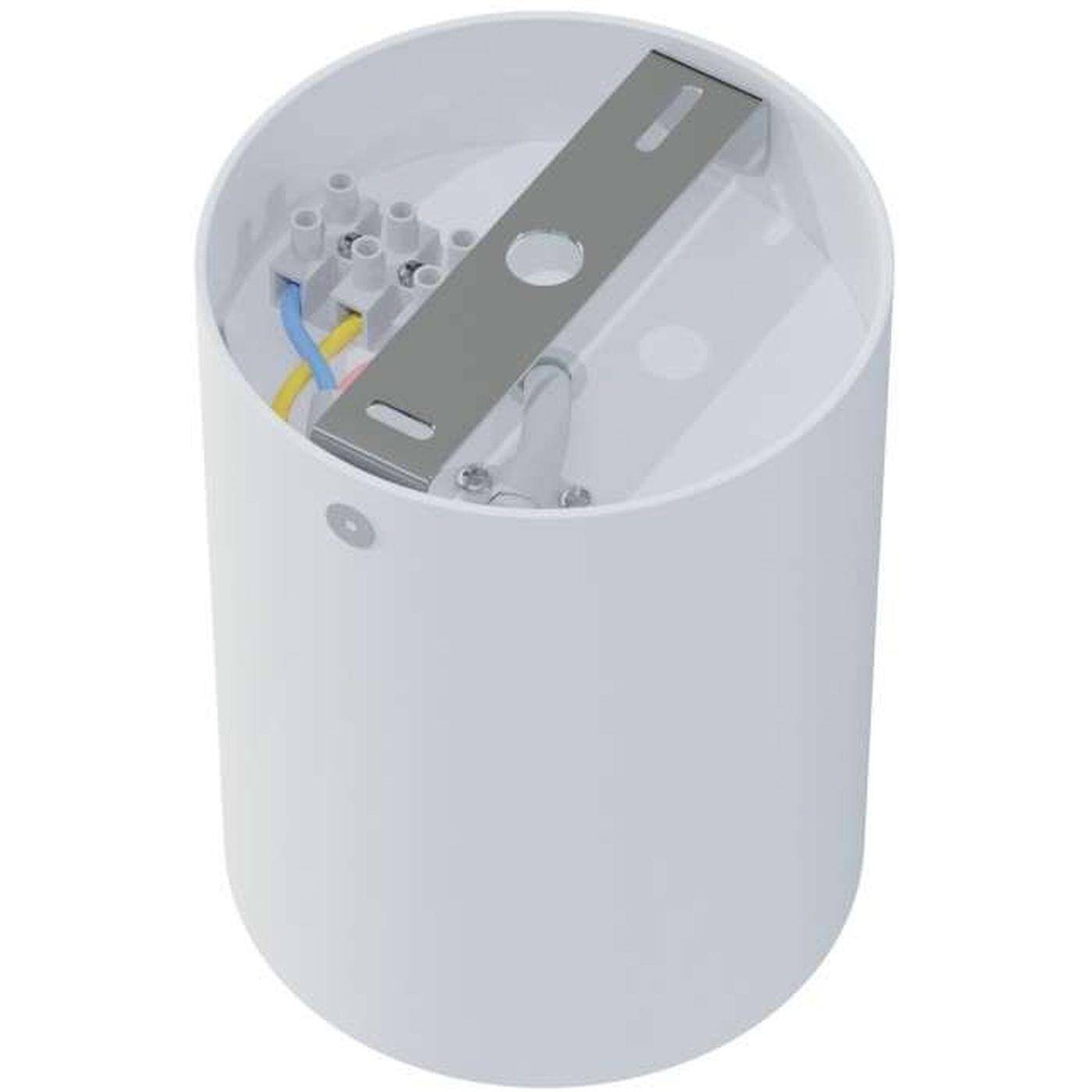 LED Aufbaurahmen Rund 94x125mm Weiß Aluminium Schwenkbar Spot GU10 MR16