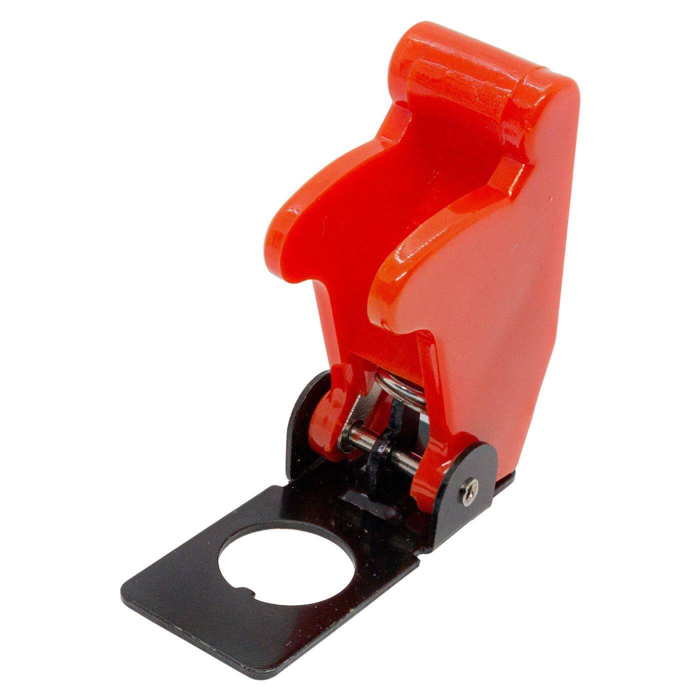 Lumonic Flip-Cover in rot für Kippschalter mit Durchmesser Ø12mm I Kunststoff Schutz Abdeckung für Kippschalter I Für's Auto und Zuhause