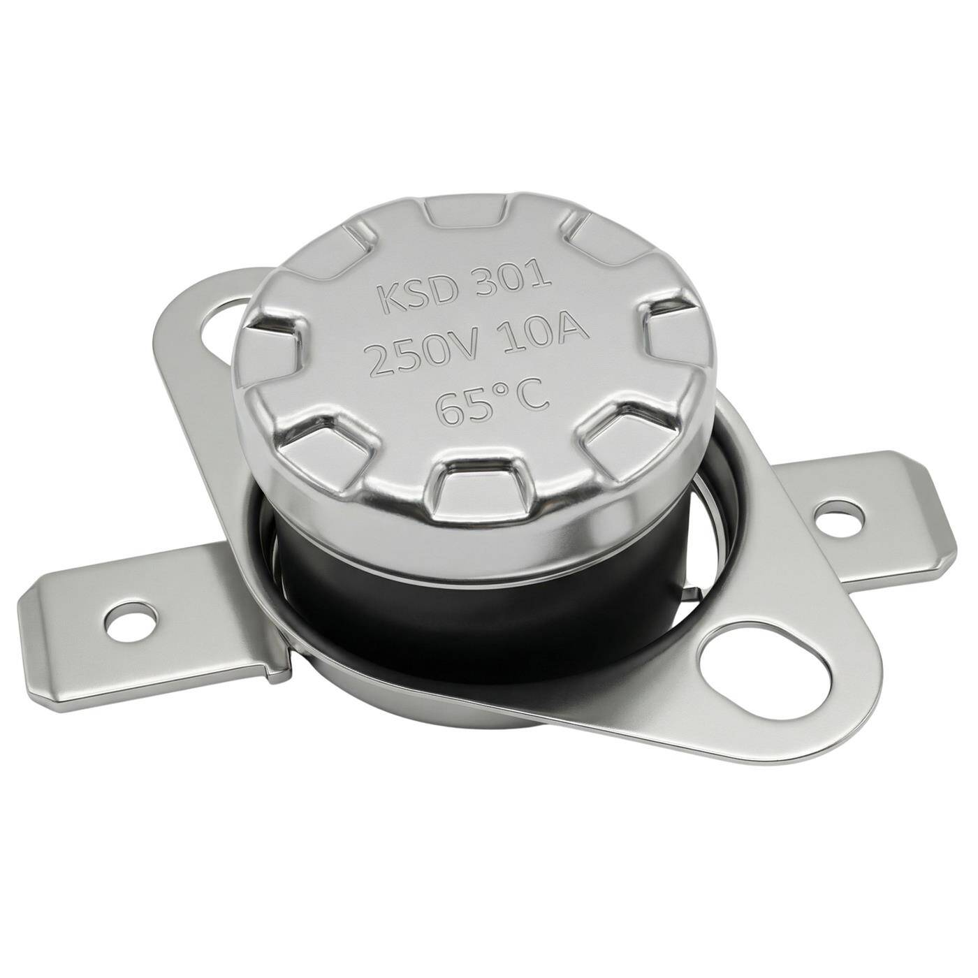 Thermoschalter 65°C Öffner 250V 10A Temperaturschalter Thermostat KSD301 Bimetall Thermoschutz