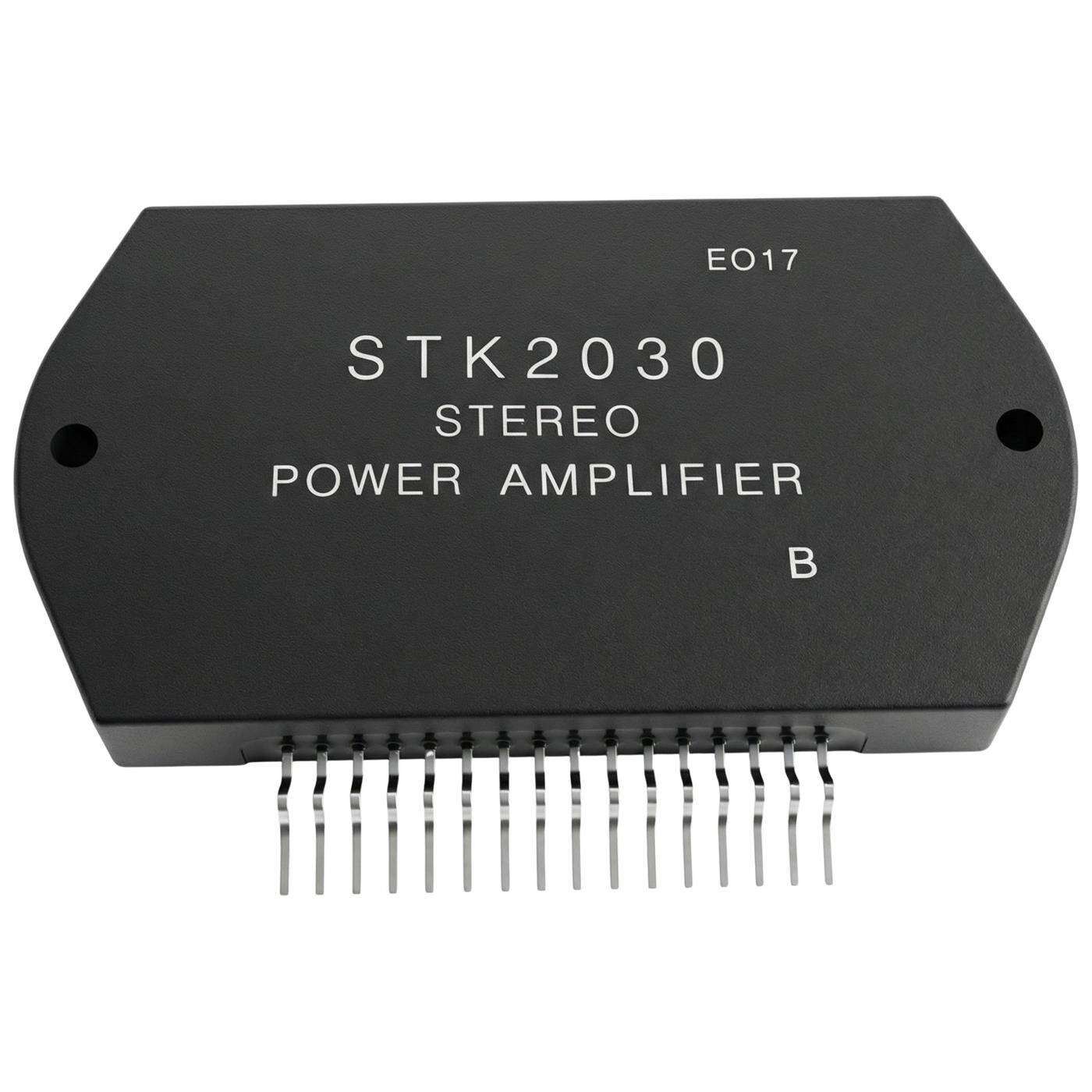 Hybrid IC STK2030 80x45mm Stereo Power amplifier