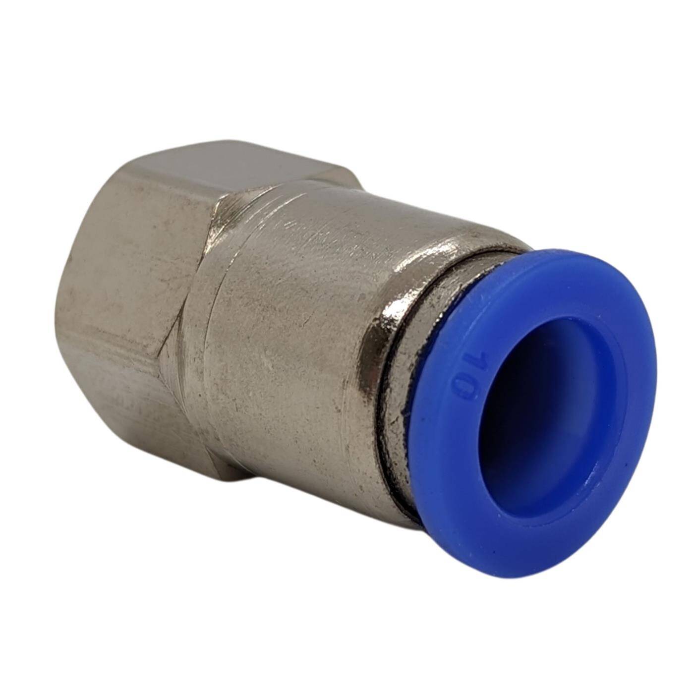 PU Schlauch Steckverbinder Fitting mit Innengewinde 10mm*1/4Zoll gerade Schnellverschluss pneumatischer Steckverbinder Schlauchverbinder Druckluft & Automatisierung