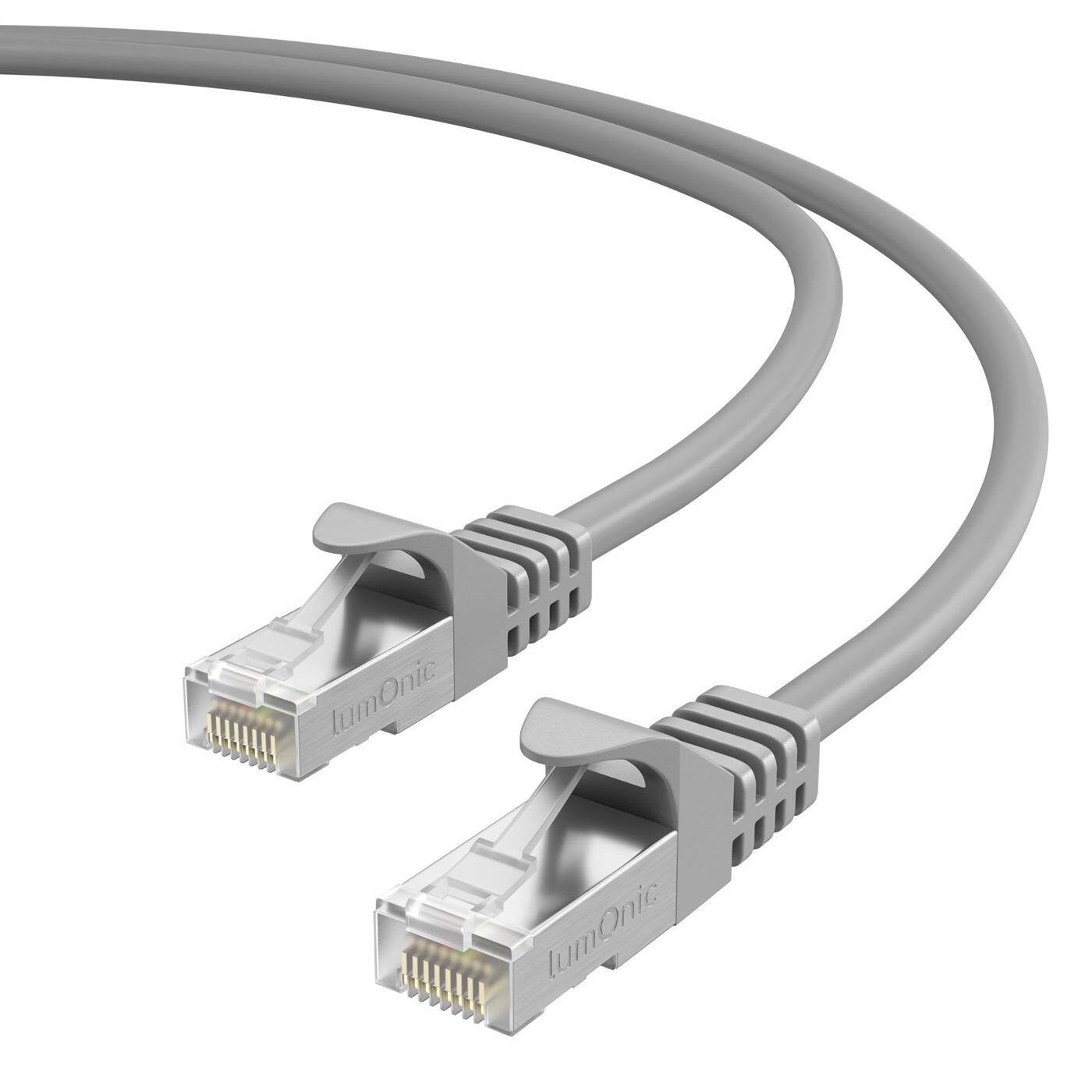 Lumonic CAT7 Patchkabel S/FTP 30m | RJ45 | grau | Ethernet LAN | Netzwerkkabel
