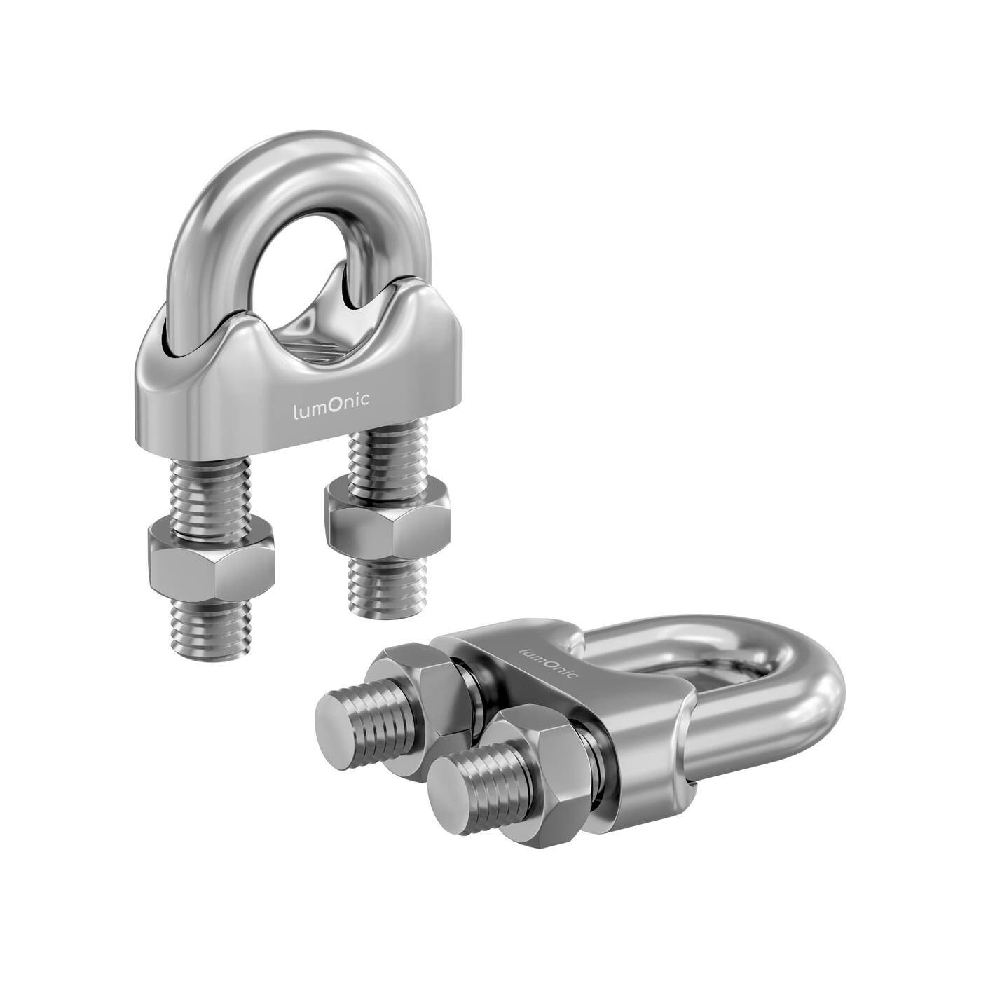 Drahtseilklemme Bügelklemme Edelstahl V4A 316 3mm Seilklemme Drahtklemme