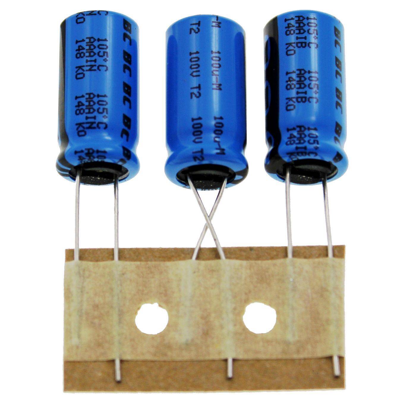 Elko Kondensator Radial 100µF 100V | Elektrolytkondensator bis zu einer Temperatur von 105°C | 10x20mm | 100uF 222214839101 Vishay