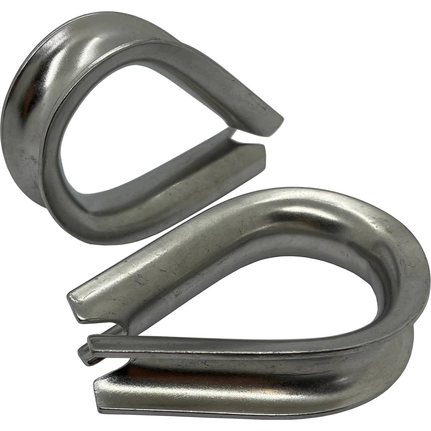 Drahtseil Kausche  Edelstahl V2A 304 22mm  rostfrei Seilkausche