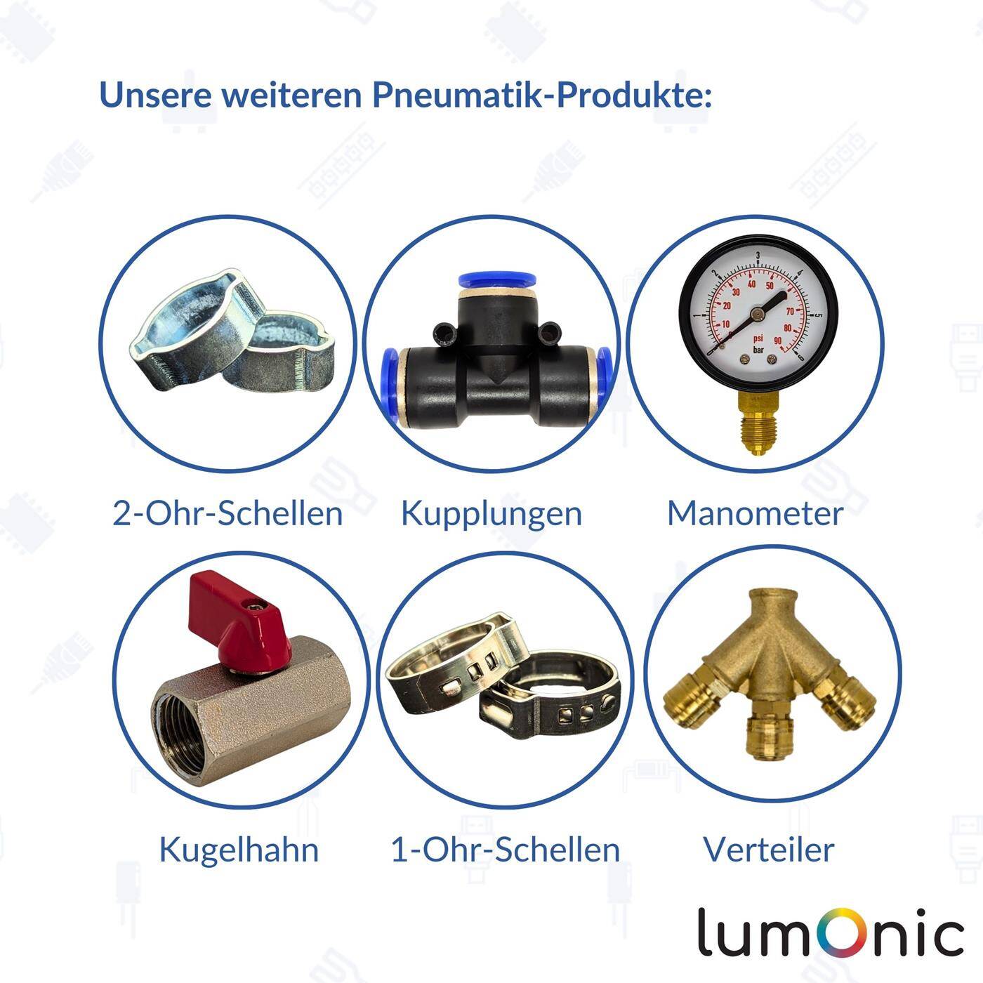 25m Druckluftschlauch mit Schnellkupplung 13mm PVC Druckluftverlängerung Dose & Stecker fertig konfektioniert flexibel, abriebfest und gewebeverstärkt