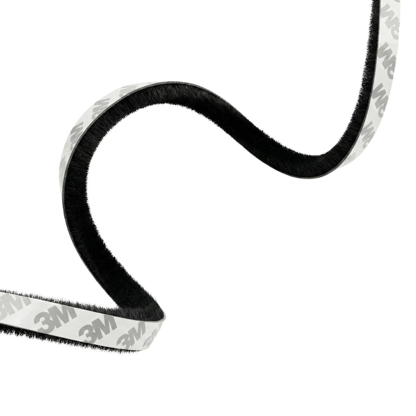 5m Bürstendichtung schwarz 4mm Selbstklebend + Zuschneidbar Zugluftstopper Kälteschutz Insektenschutz für Fenster Türen Schrank