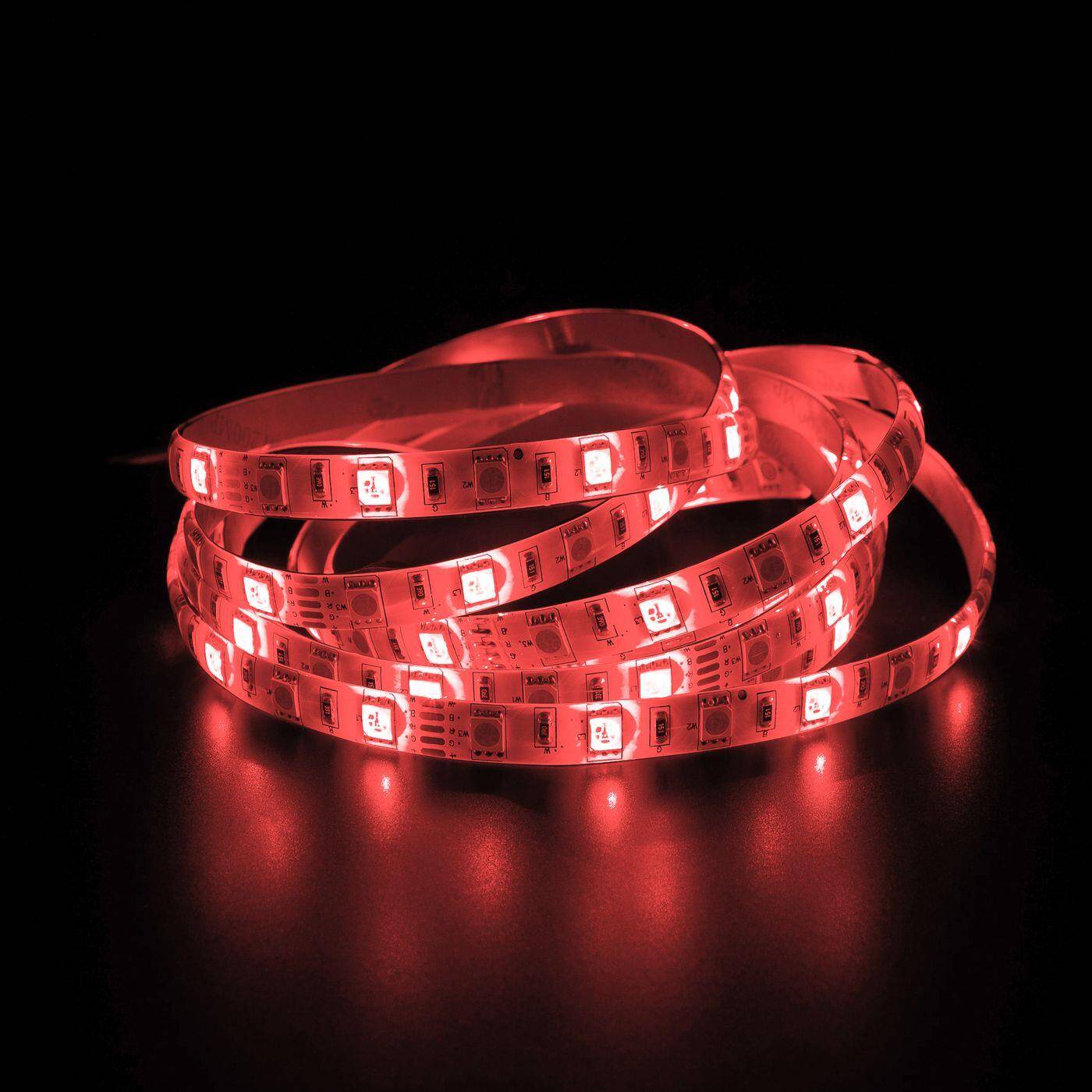 5m (500cm) RGBWW 3000K LED Streifen Band Leiste 12V IP65 300LEDs 60LED/m SMD5050