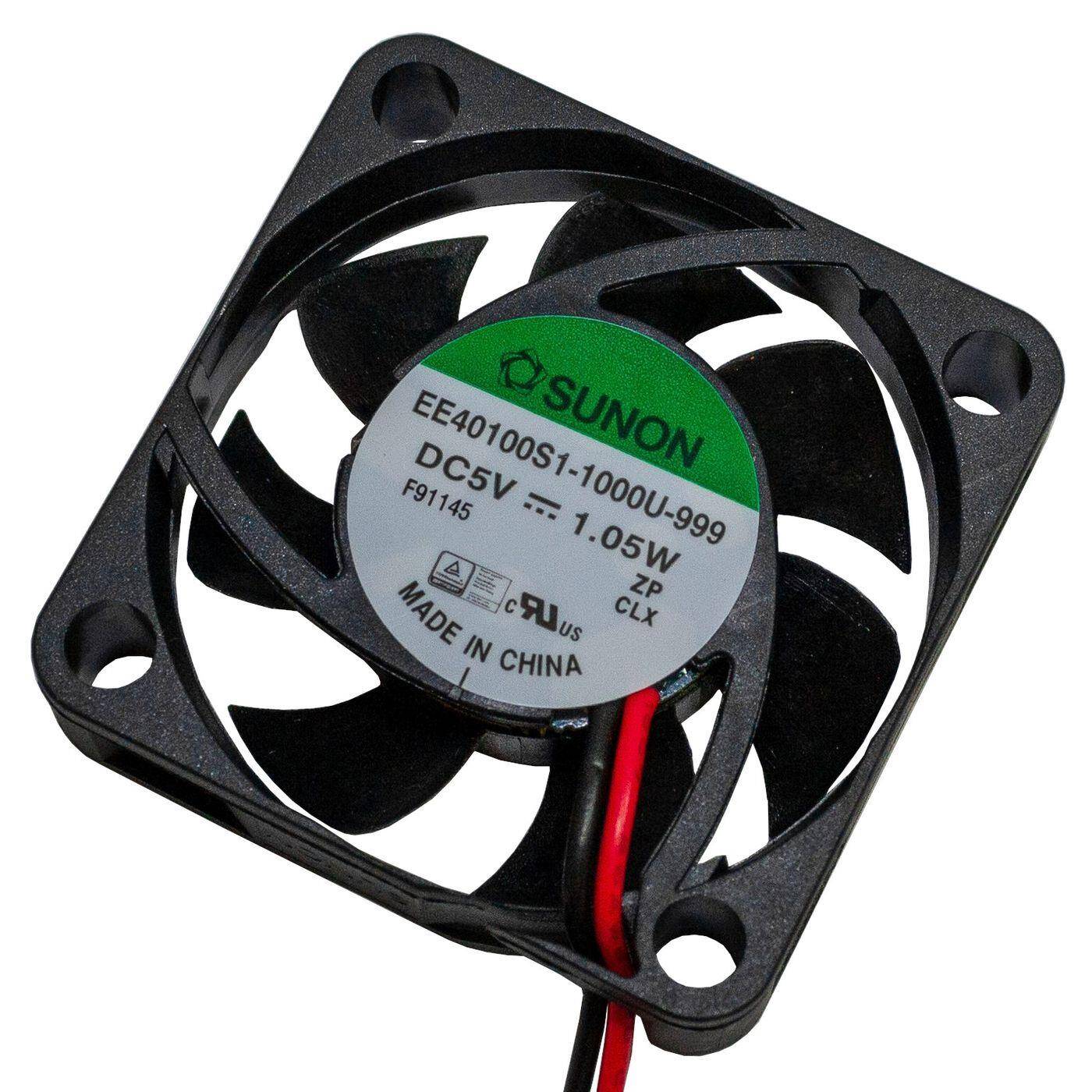 Fan 5V DC 0,86W 40x40x10mm 13,9m³/h 7300U/Min 13,9m³/h Sunon EE40100S11000U999