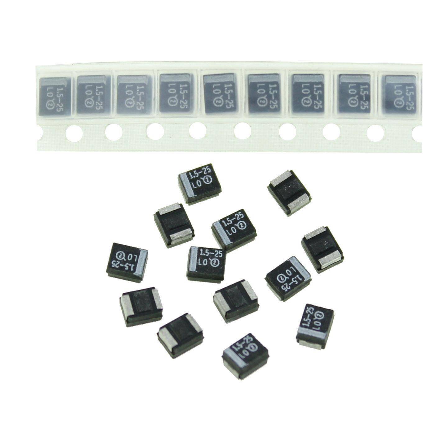 Tantal Kondensator SMD B 1,5µF 25V 125°C 3,5x1,9mm Vishay 293D155X9025B2T 1,5uF Tantal Kondensator SMD B 1,5µF 25V 125°C 3,5x1,9mm Vishay 293D155X9025B2T 1,5uF