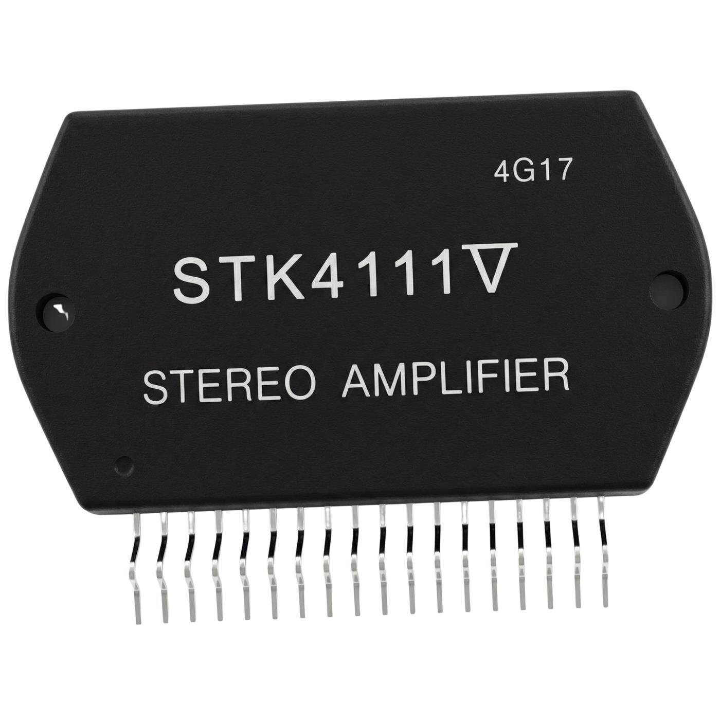 Hybrid IC STK4111V 65x35mm Stereo Power amplifier