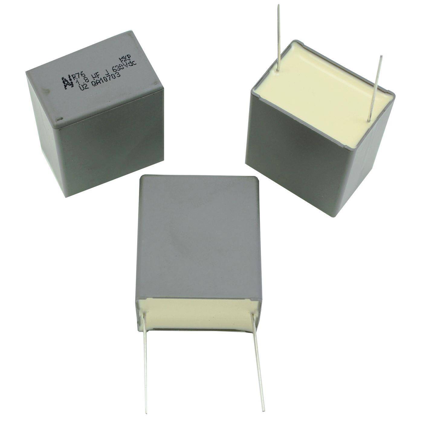 Arcotronics MMKP Folien Kondensator | 1,8µF 630V DC I 2-Pin Anschluss I 2-Pin I 1,8uF, 1800nF I Kondensator für Frequenzweichen von Lautsprechern oder zur Entstörung von elektrischen Geräten