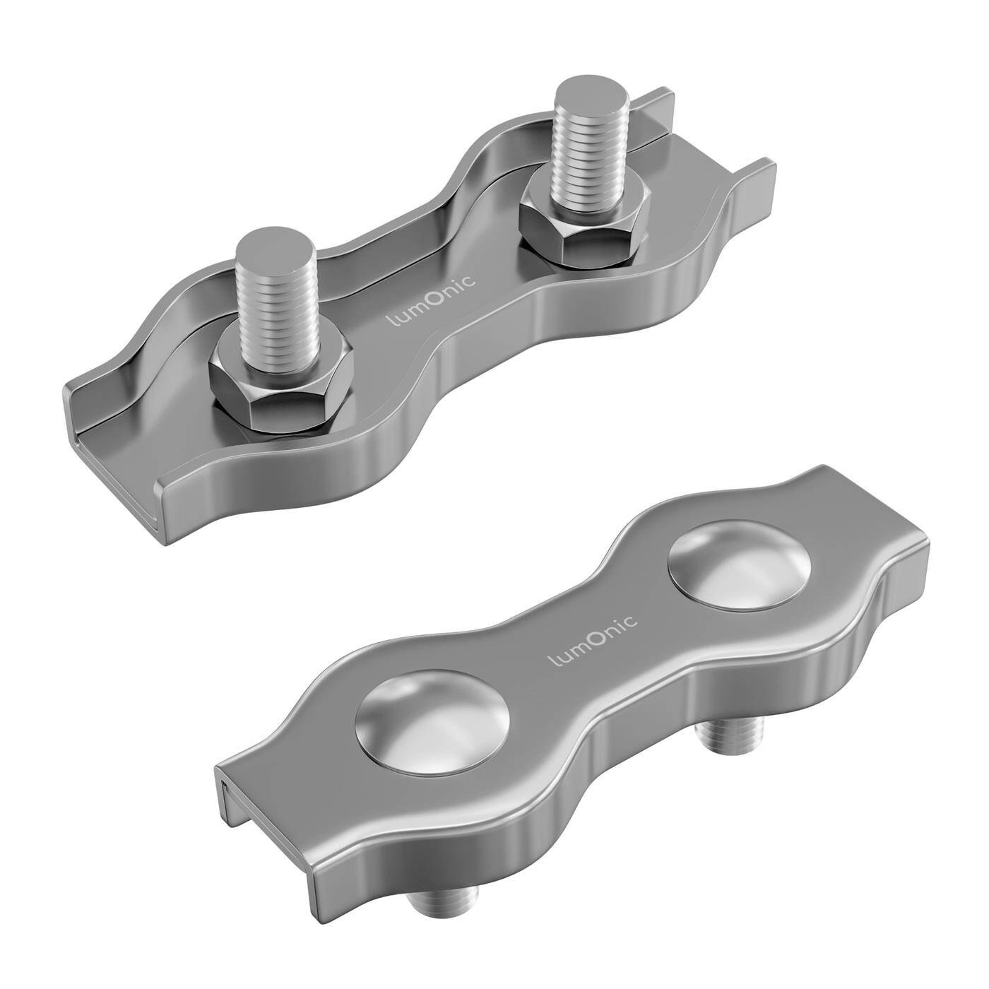 Drahtseilklemme Duplex Edelstahl V2A 304 5mm Seilklemme Drahtklemme Drahtseilklemme Duplex Edelstahl V2A 304 5mm Seilklemme Drahtklemme