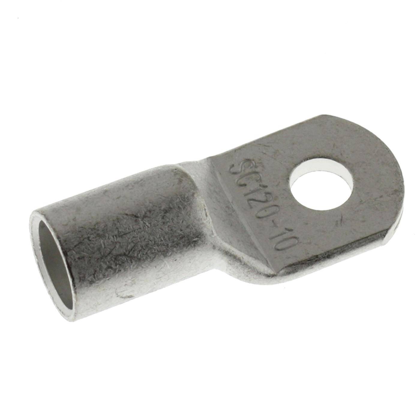 Tubular cable lug blank 120mm² Hole diameter M8 SC120-8 Ring lug Copper tinned