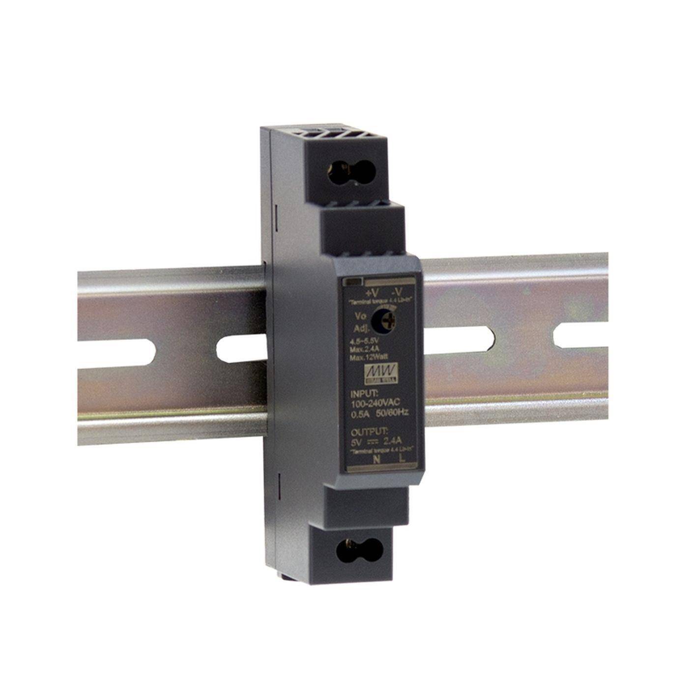MEAN WELL HDR-15-5 12W 5V 2,4A Din Rail power supply DIN-RAIL