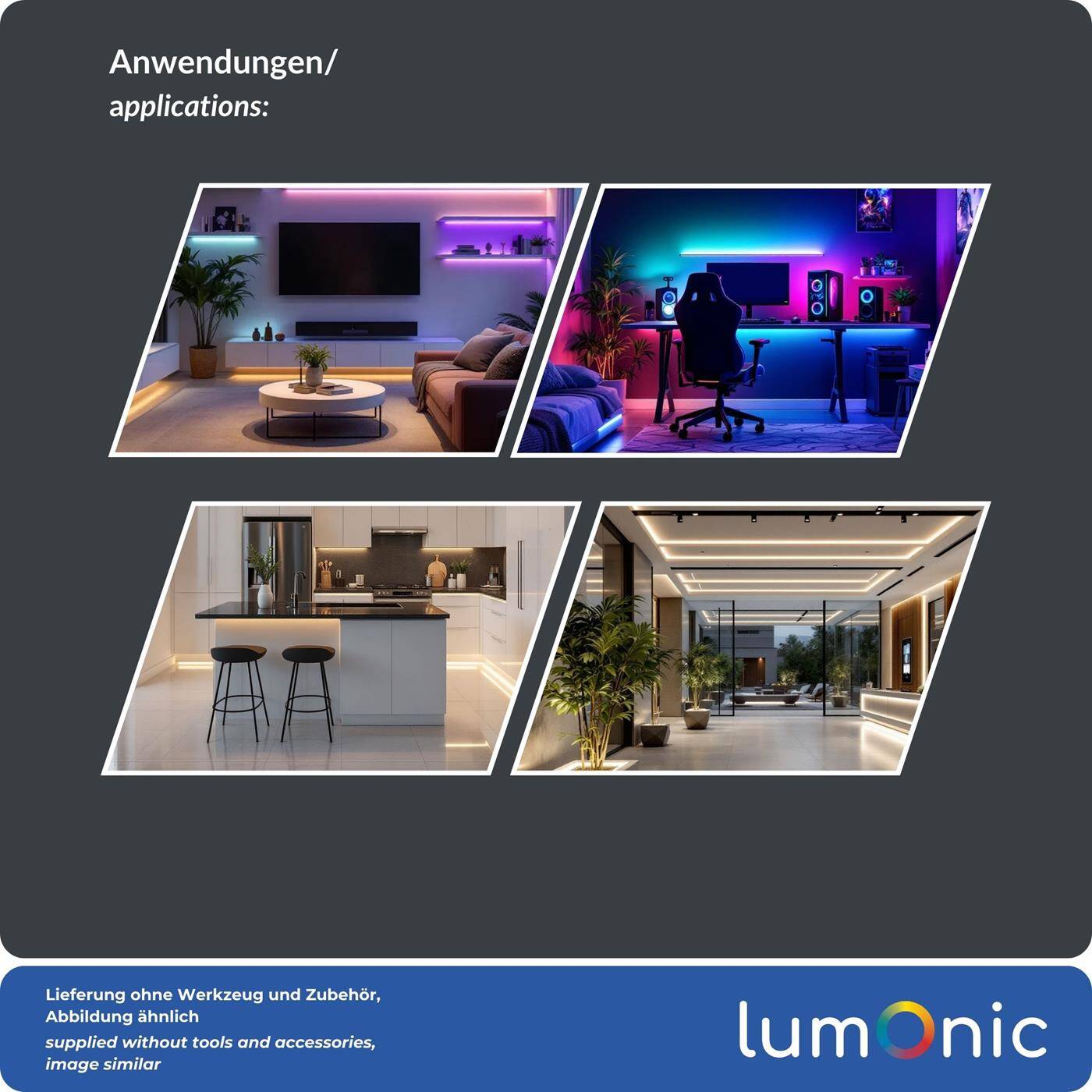 LED Trafo TLV-20-12 12V 20W Input 220-240VAC flimmerfrei & ultradünn Überlastschutz LED-Netzteil für LED-Beleuchtung & LED-Streifen