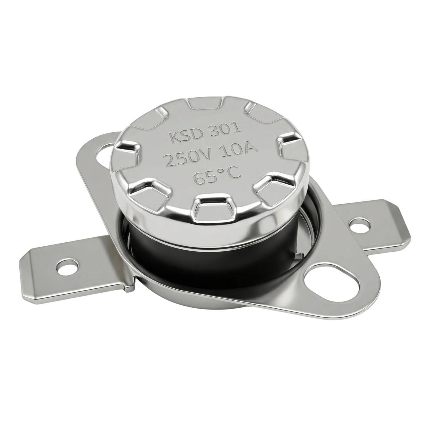Thermal switch 65°C NO contact 250V 10A Temperature switch thermostat KSD301 Bimetal Thermal protection