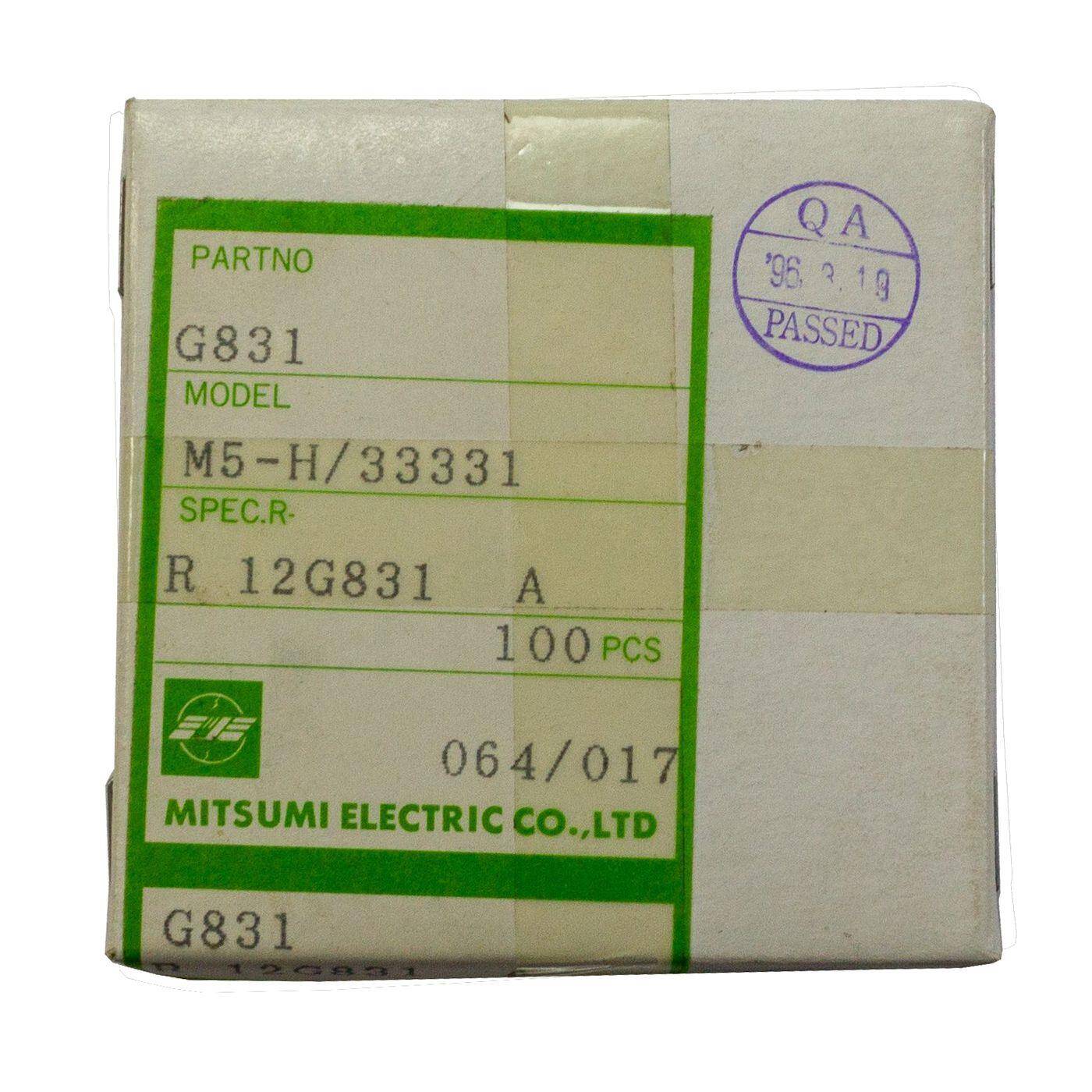 Einstellbare Spule Radial 0,03…130µH 3…200MHz Mitsumi R-12 G831A