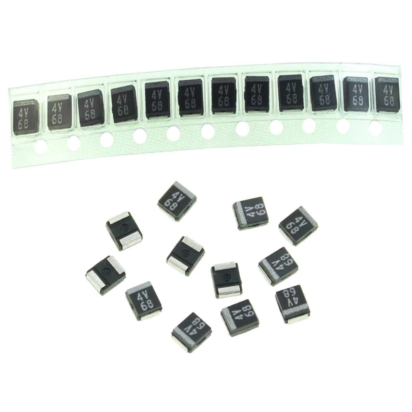 Tantal Kondensator SMD B 68µF 4V 125°C 3,5x1,9mm United Chemi-Con 4MCM686MB2TER 68uF