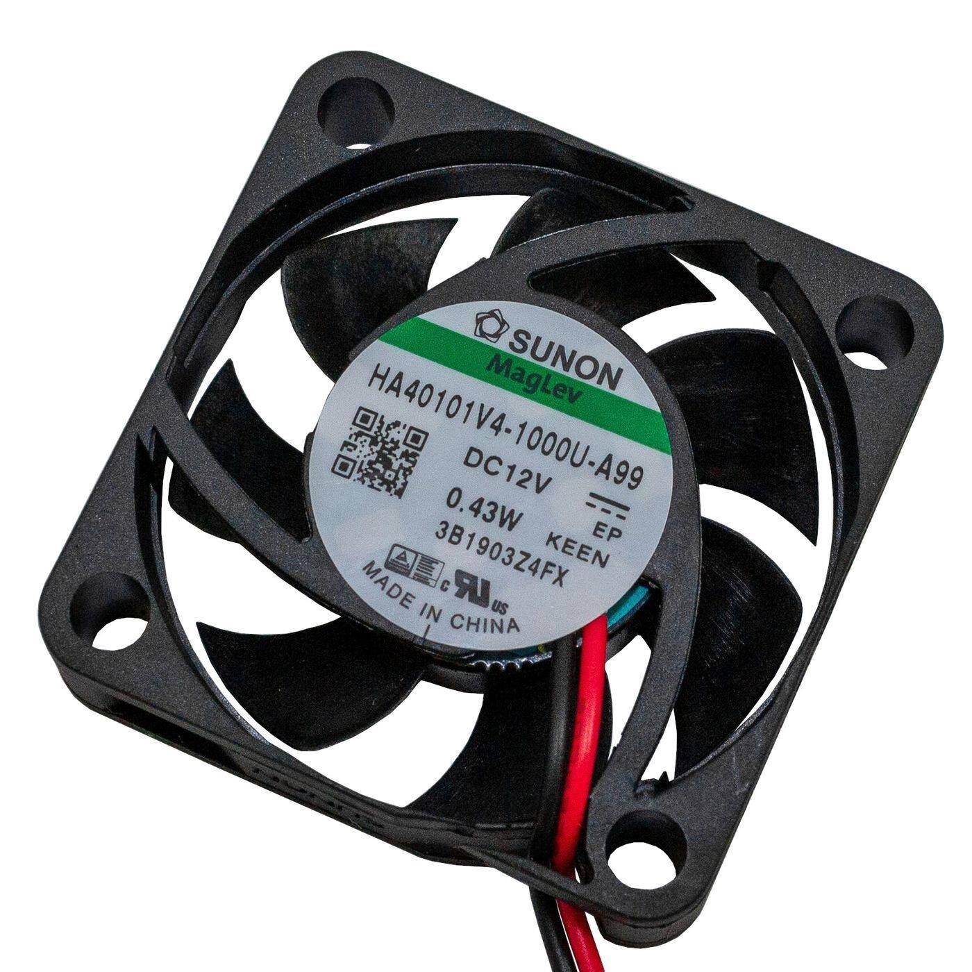 Fan 12V DC 0,38W 40x40x10mm 9,2m³/h 5000U/Min 9,2m³/h Sunon HA40101V41000UA99