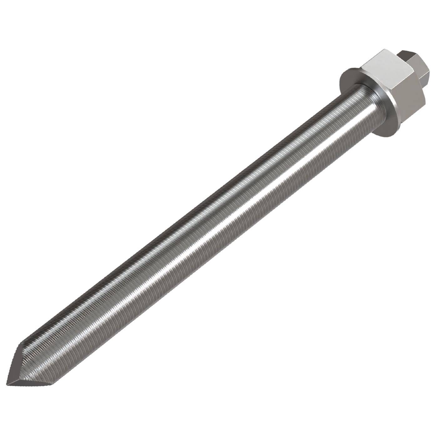 Lumonic Ankerstange M20 x 220 Verzinkt I Zur Verwendung als Keilanker, Metalldübel, Bolzenanker, Blitzdübel I Für verschiedene Arten Durchsteckmontagen