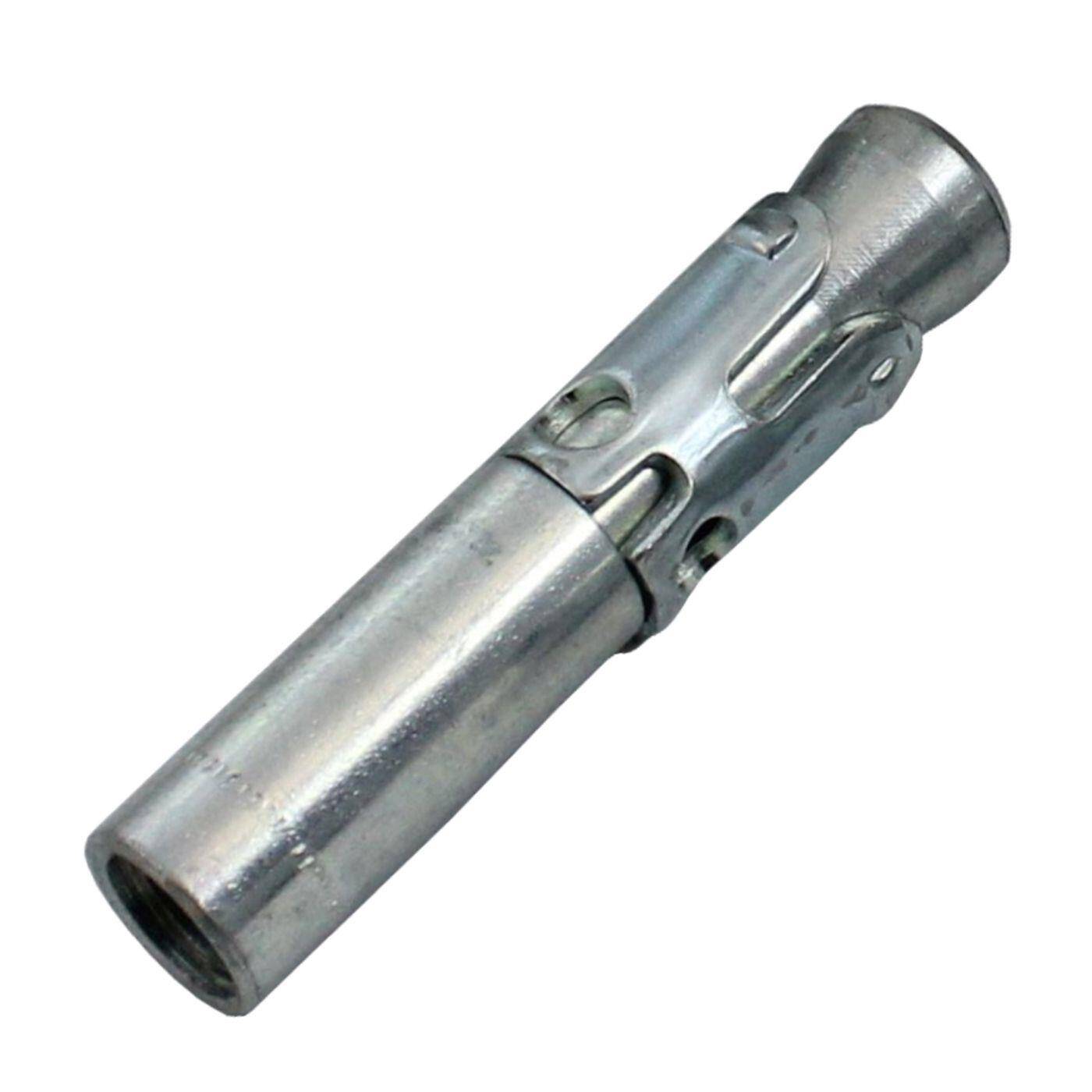 M12x75mm Internal wedge anchor Galvanised Metal dowels Female threaded sleeves Female thread anchor M12x75mm Internal wedge anchor Galvanised Metal dowels Female threaded sleeves Female thread anchor