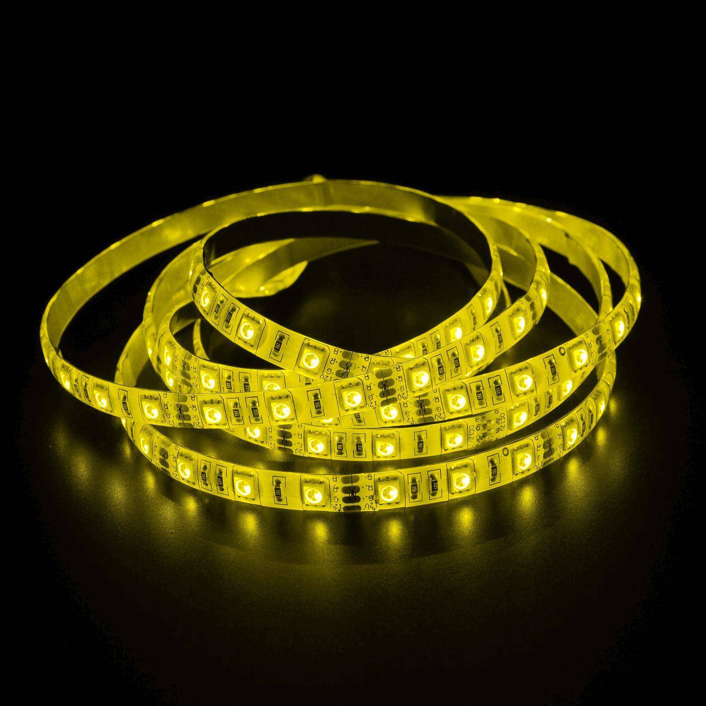 Lumonic LED Strip 5m RGB LED Leiste 12V IP65 300LEDs 60 LED/m SMD5050 I farbwechsel LED Streifen I LED Stripe 500cm, LED Band, LED Lichtband