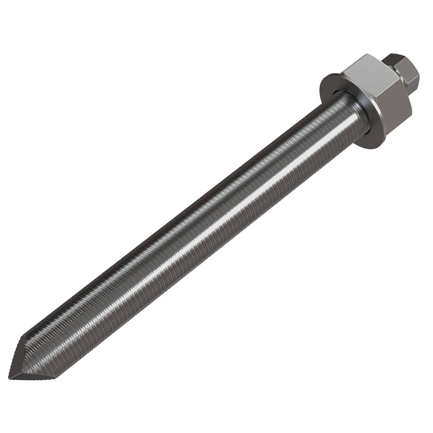 M16 x 165mm Ankerstange Edelstahl A4 Metalldübel Schwerlastdübel Verbundankerstange