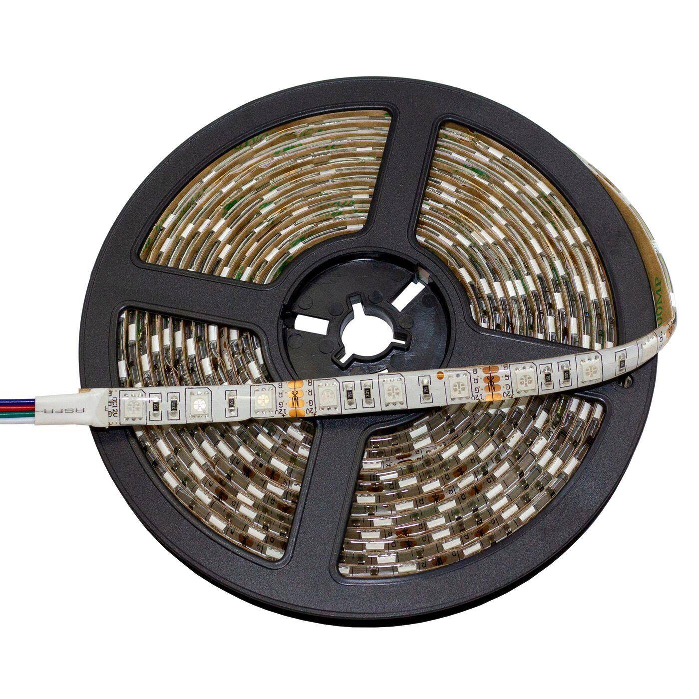 Lumonic LED Strip 5m RGB LED Leiste 12V IP65 300LEDs 60 LED/m SMD5050 I farbwechsel LED Streifen I LED Stripe 500cm, LED Band, LED Lichtband
