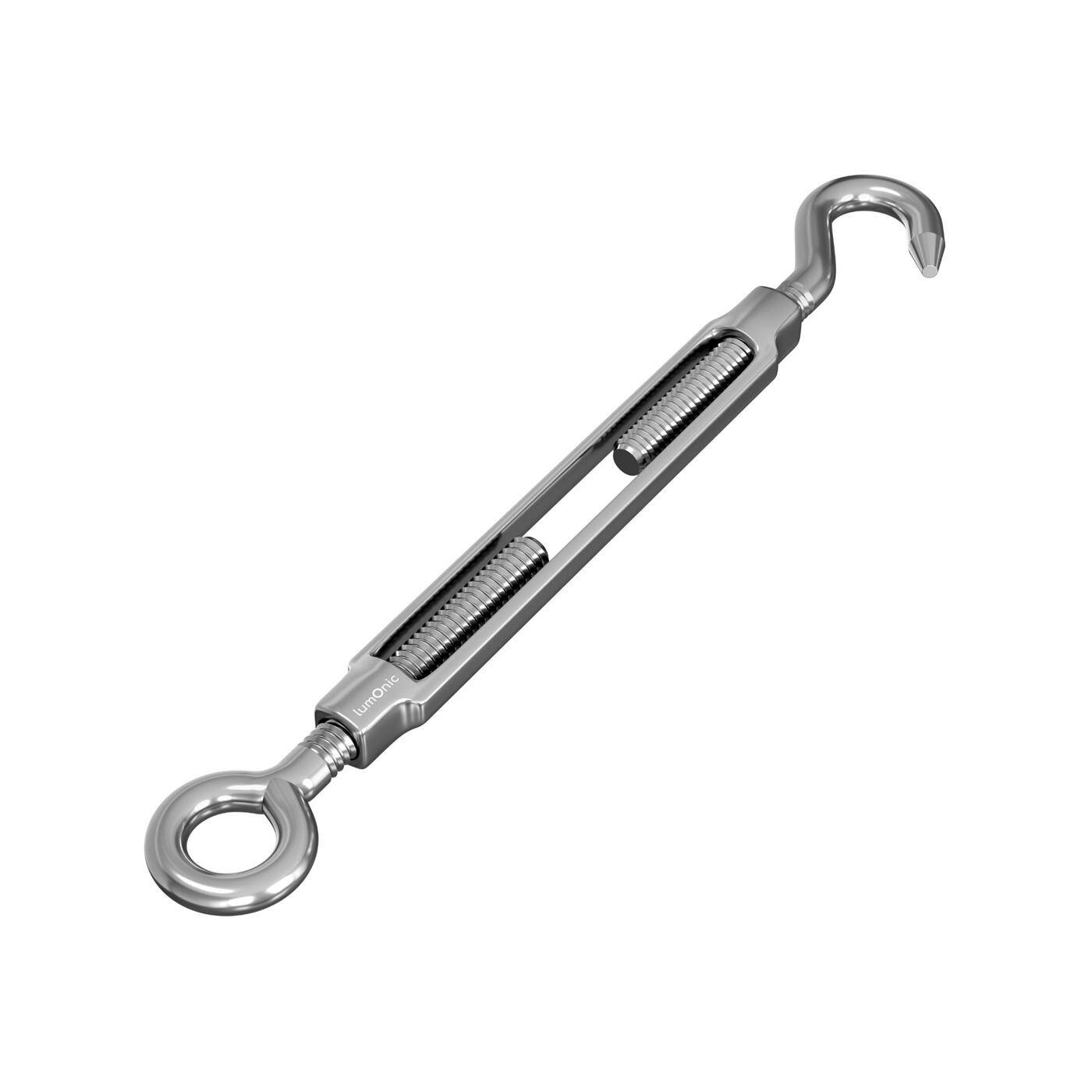 Seilspanner Öse-Haken Edelstahl V4A 316 M4 Spannschloss Wantenklemme