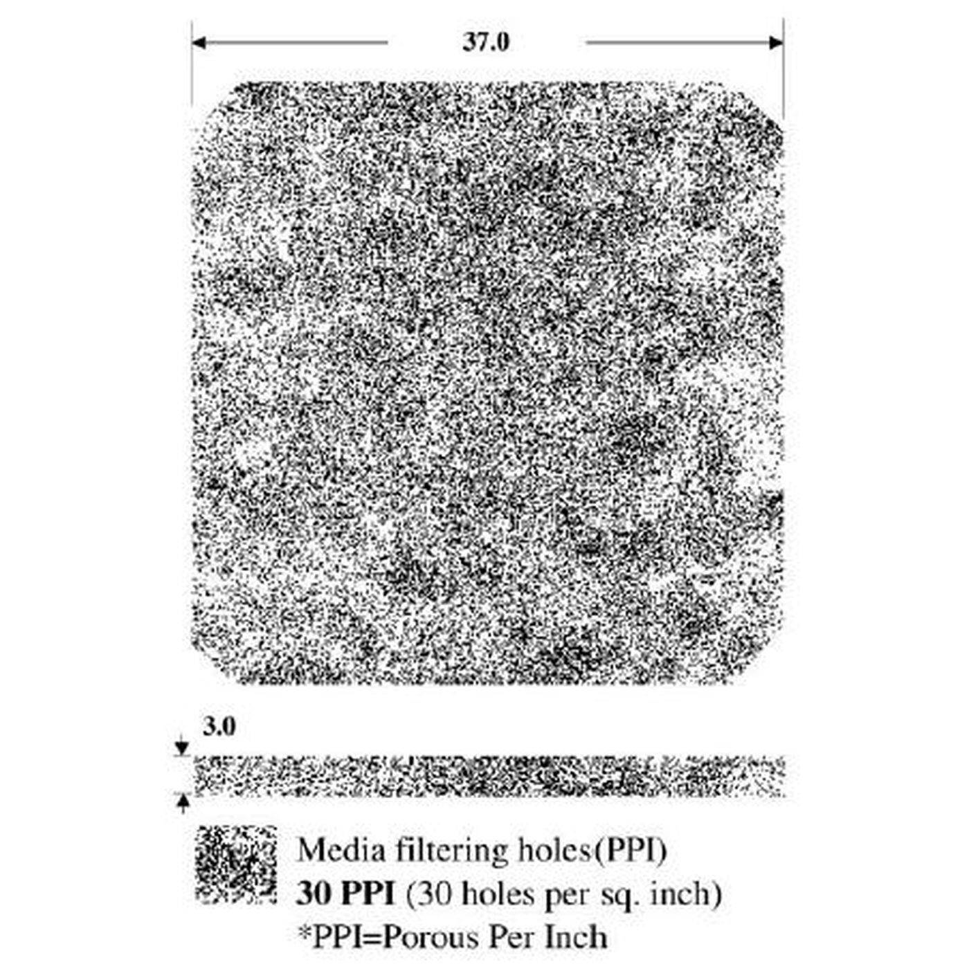 Lüftergitter + Staubfilter 40x40mm 30ppi 3-teilig Wechselfilter Lüftergitter + Staubfilter 40x40mm 30ppi 3-teilig Wechselfilter