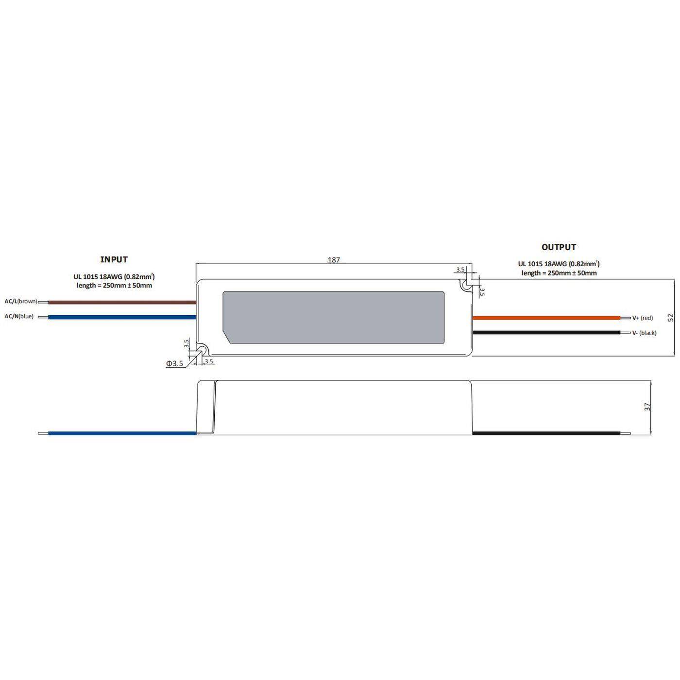 GPV-100-24 100W 24V 4,2A LED power supply Transformer Driver IP67 GPV-100-24 100W 24V 4,2A LED power supply Transformer Driver IP67