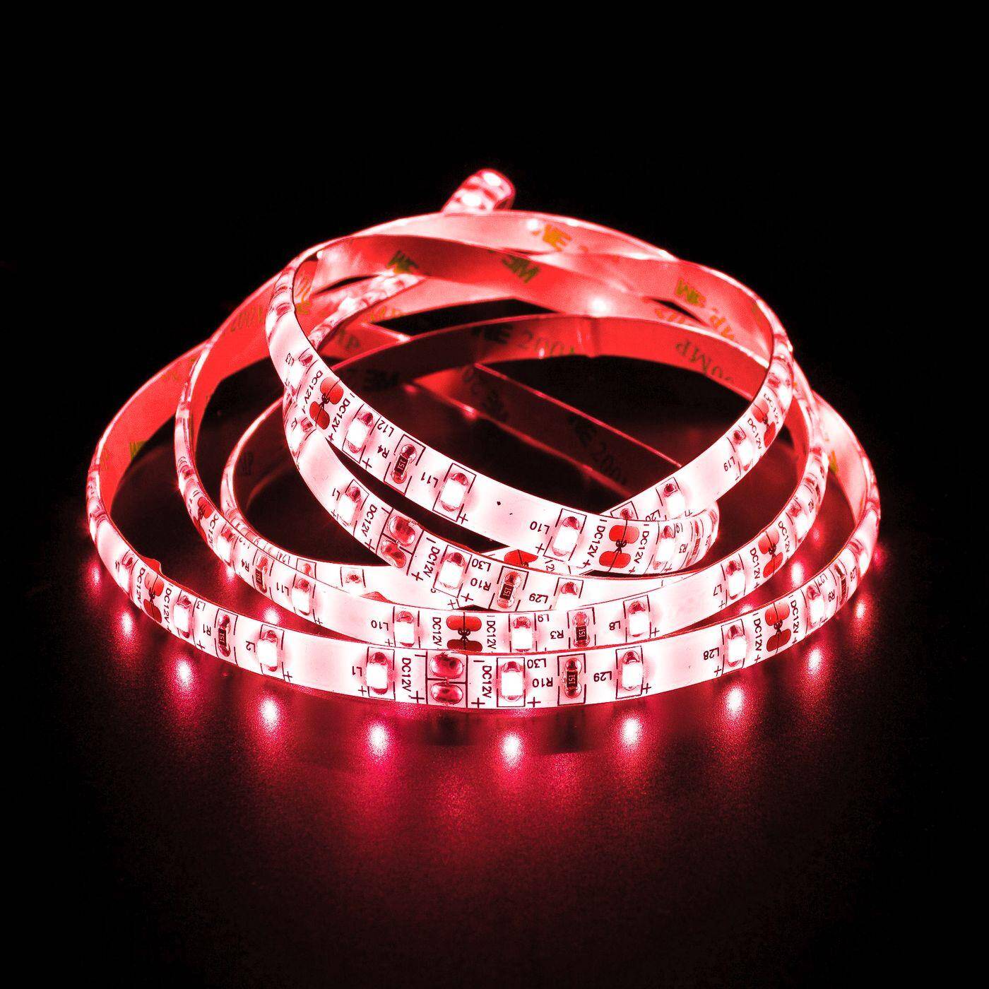 Lumonic LED Strip 5m Rot LED Leiste 12V IP65 300LEDs 60 LED/m SMD2835 I LED Streifen I LED Stripe 500cm, LED Band, LED Lichtband