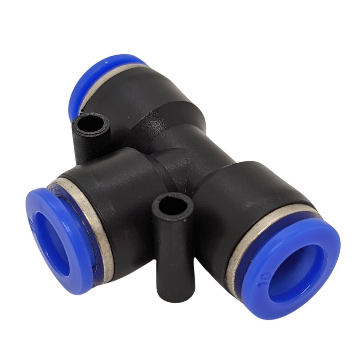 PU Schlauch T-Steckverbinder 10mm T-Stück Push-in pneumatischer Steckverbinder T-Verteiler Druckluft & Automatisierung