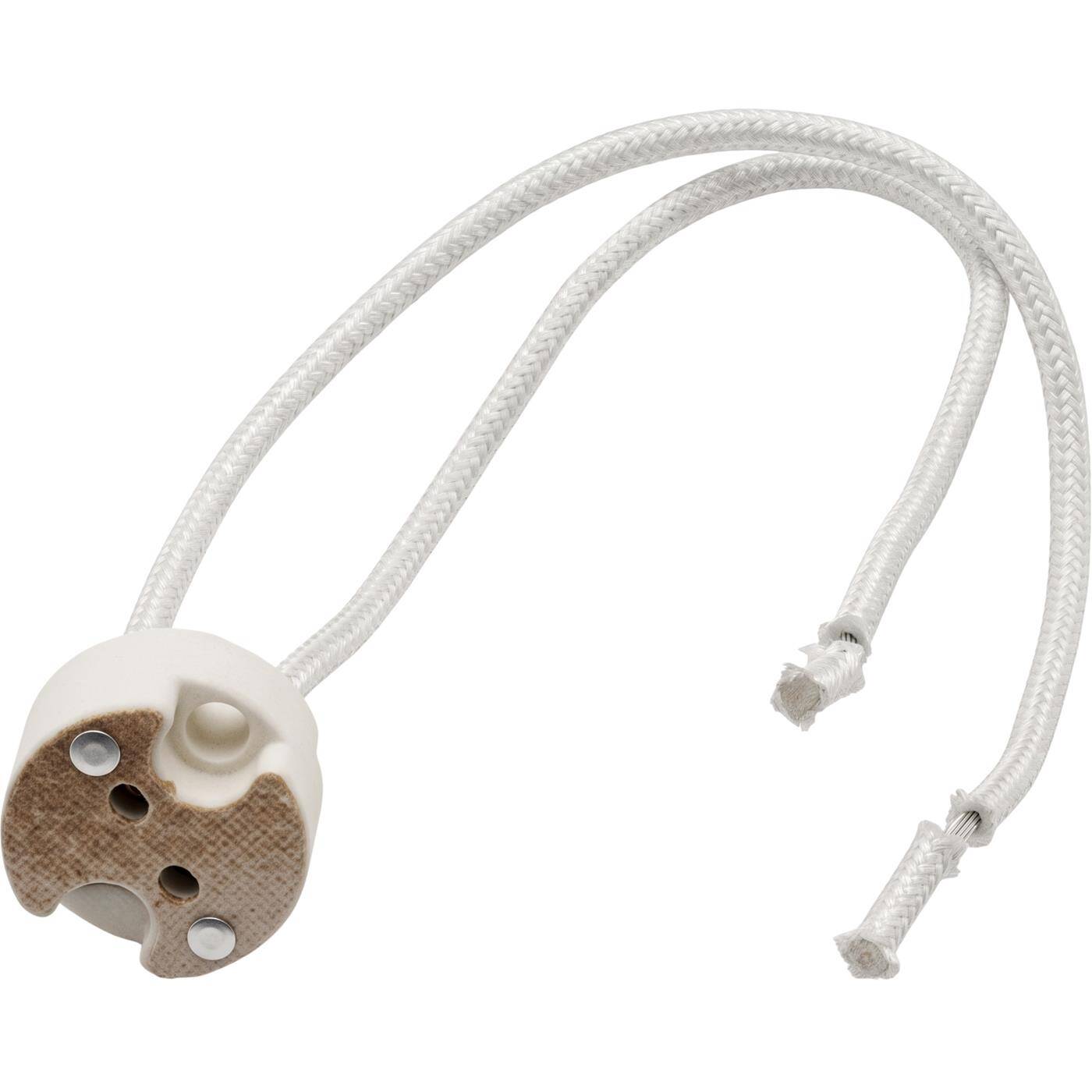 MR16 Leuchtmittel Fassung Keramik + 9,5cm Kabel für Lampen GU4 G4 GU5,3 MR11