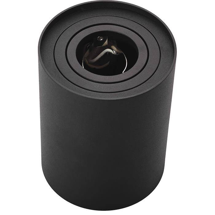 LED Surface mount frame Round 94x125mm Black Aluminium Swivelling Spot GU10 MR16 LED Surface mount frame Round 94x125mm Black Aluminium Swivelling Spot GU10 MR16