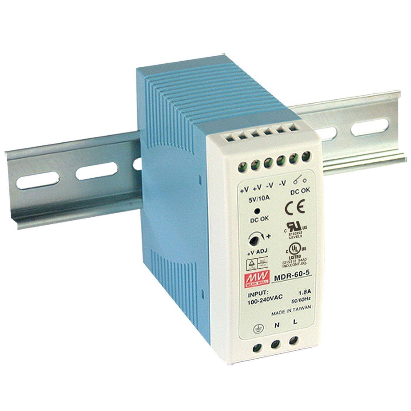 MEAN WELL MDR-60-12 60W 12V 5A Hutschienen Netzteil DIN-RAIL