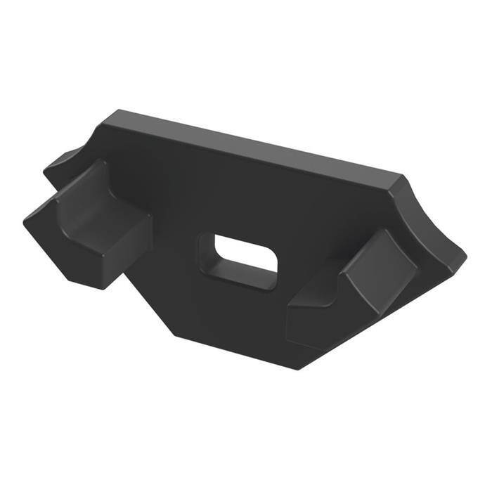 Endkappe für Lumonic Typ C LED Profile Halter Kunststoff Schwarz Endkappe für Lumonic Typ C LED Profile Halter Kunststoff Schwarz