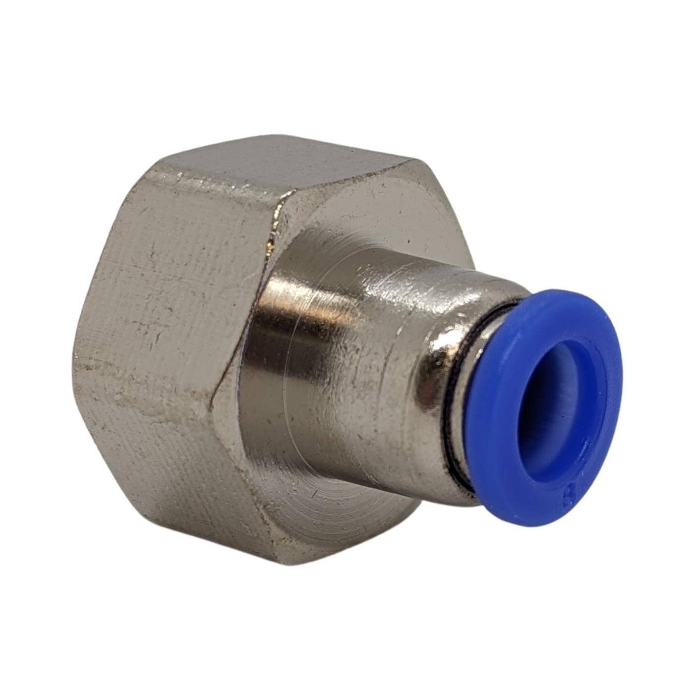 PU Schlauch Steckverbinder Fitting mit Innengewinde 8mm*1/2Zoll gerade Schnellverschluss pneumatischer Steckverbinder Schlauchverbinder Druckluft & Automatisierung