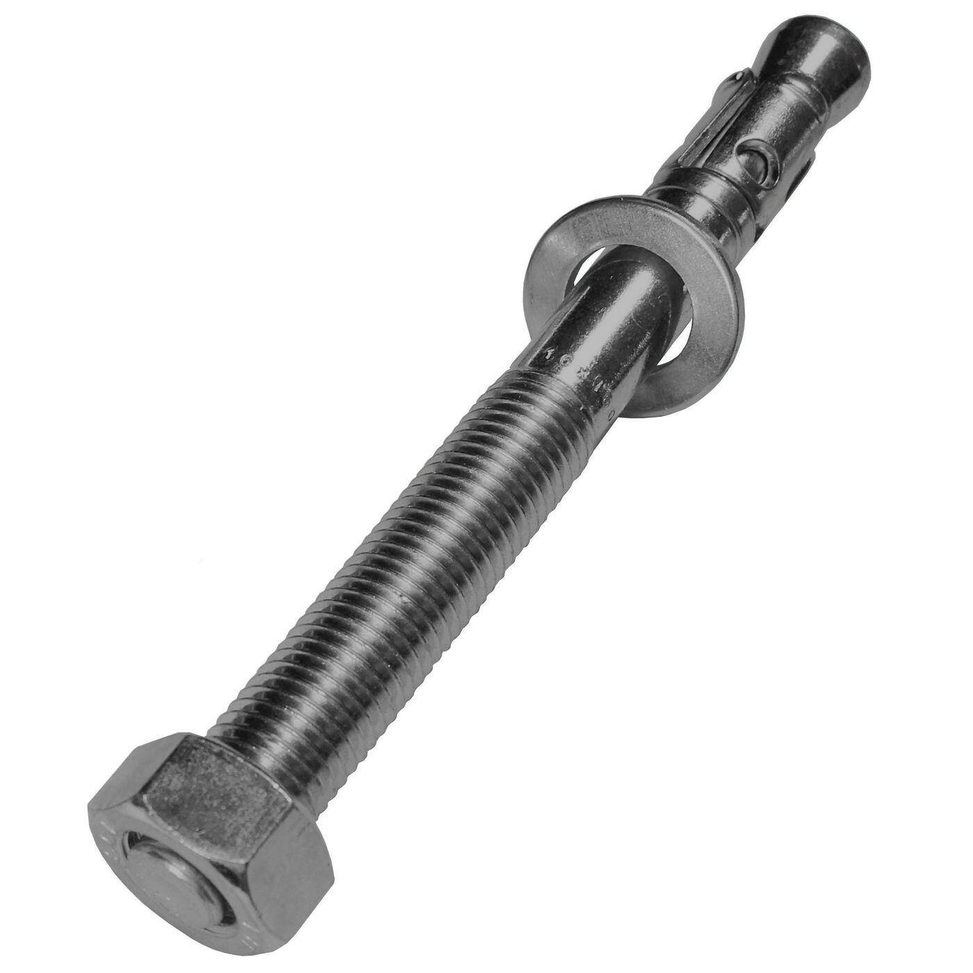 M16 x 160mm Schwerlastanker Edelstahl A4 Metalldübel Bolzenanker Blitzdübel