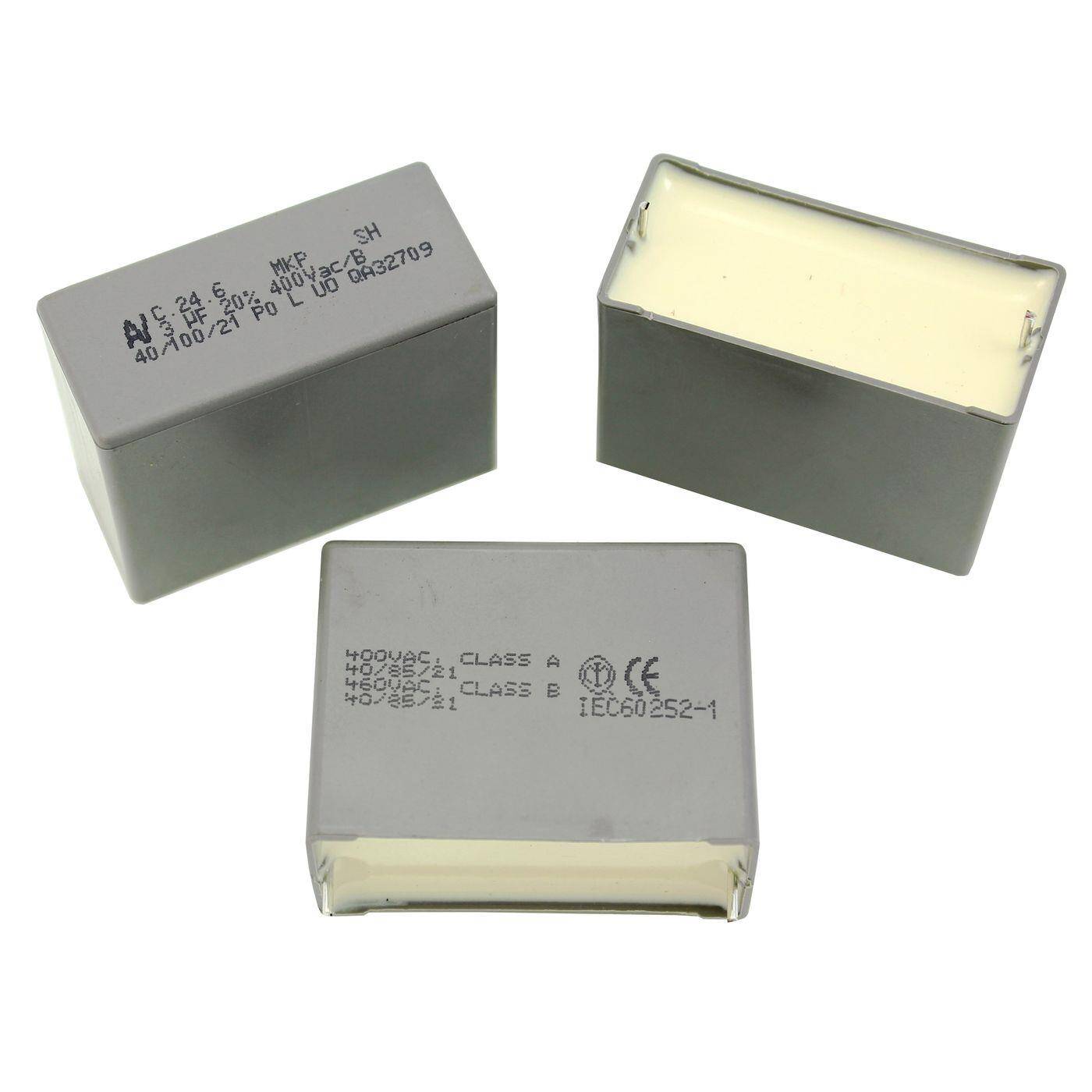 Starting / Motor Capacitor 3µF 400V AC RM37,5 C246OAA4300CD9M 3uF