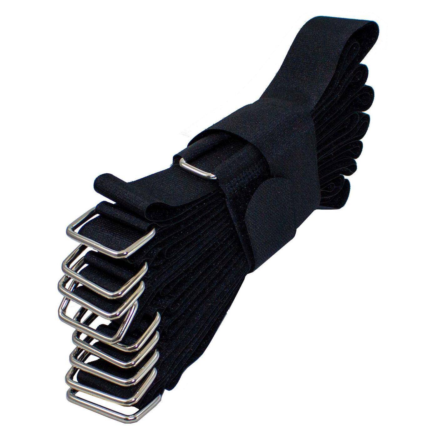 10x Hook + Loop Cable tie 600 x 38mm Black crossed Reusable Hook + Loop fastener 10x Hook + Loop Cable tie 600 x 38mm Black crossed Reusable Hook + Loop fastener