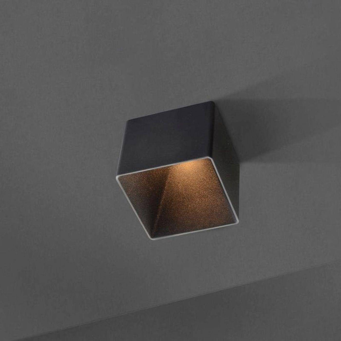 LED Deckeneinbau Lampe Quadratisch Blocky 9W 400lm Warm-Weiß 2700K 70x70mm 24°