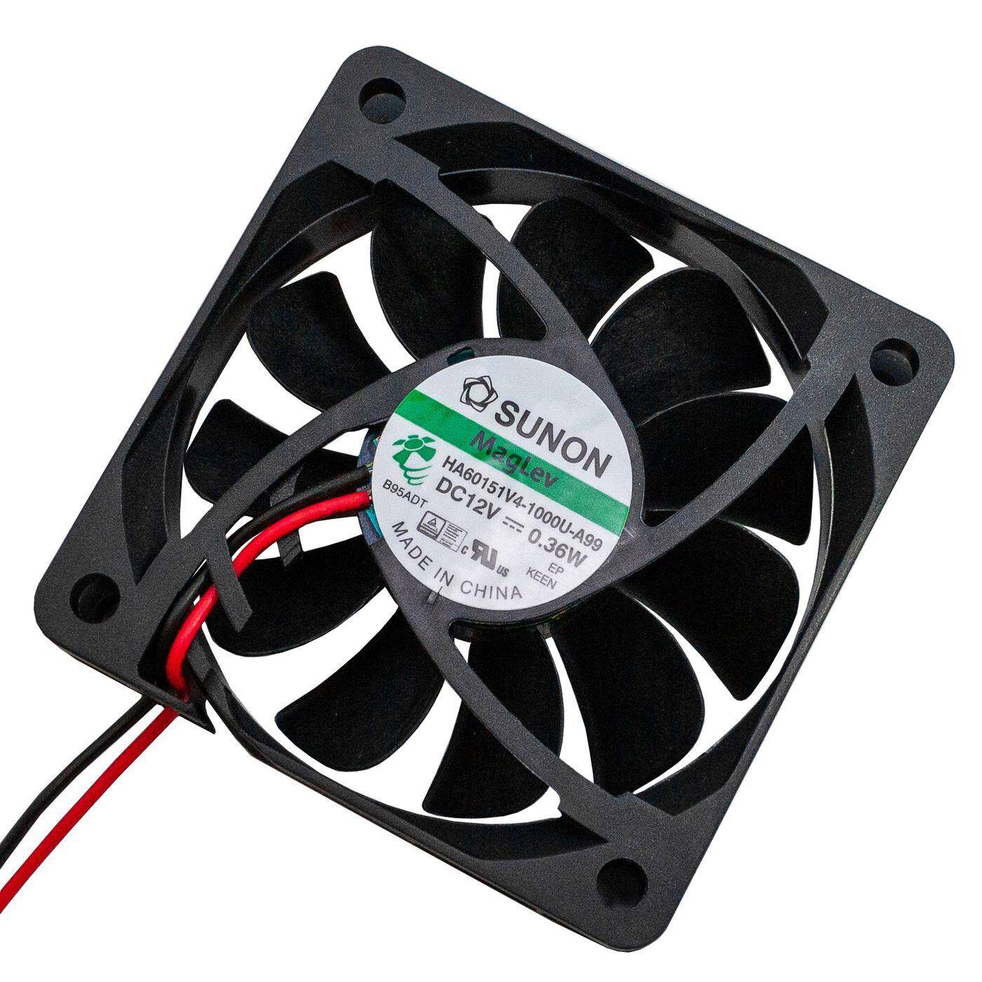 Fan 12V DC 0,27W 60x60x15mm 21,6m³/h 2200U/Min 21,6m³/h Sunon HA60151V41000UA99