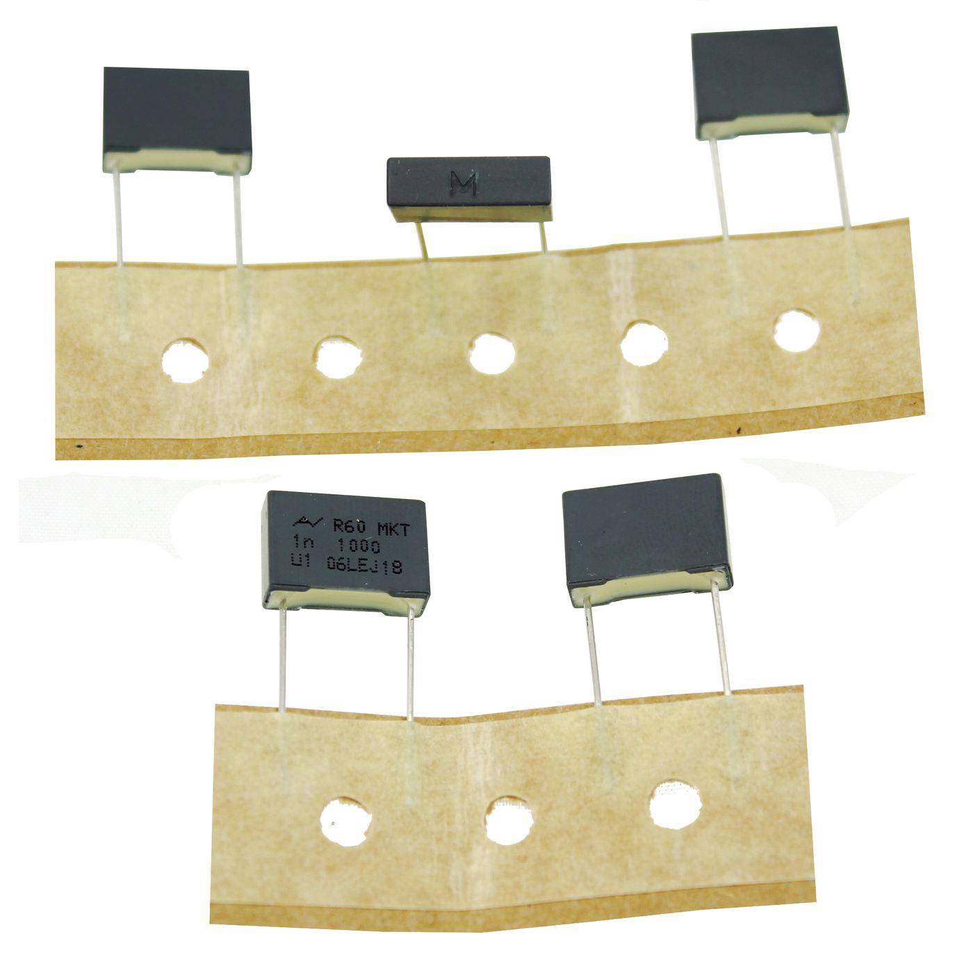 Arcotronics MKT Foil Capacitor | 0,001µF 1000V DC I 2-Pin Connection I 2-Pin I 0,001uF, 1nF I Capacitor for crossover networks of loudspeakers or for interference suppression of electrical devices