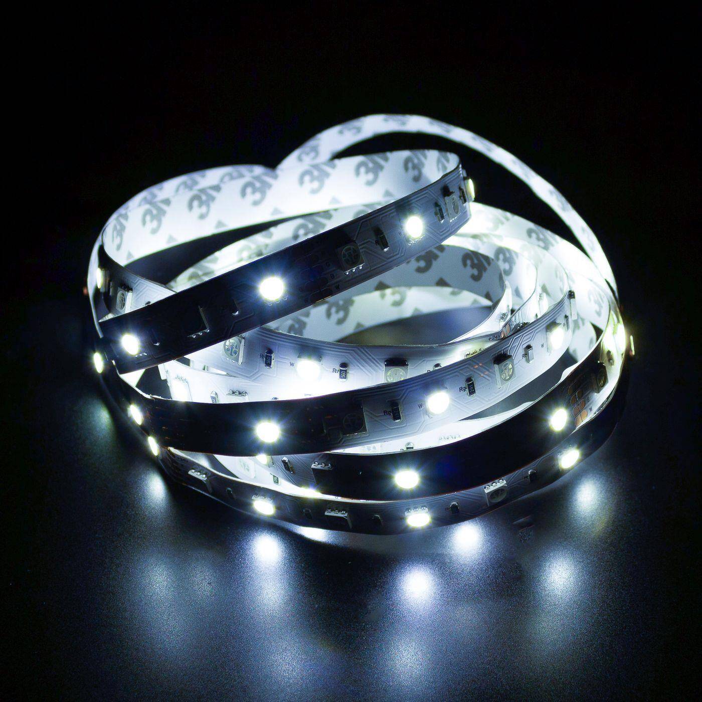 5m (500cm) RGBW 6000K LED Streifen Band Leiste 24V IP20 300LEDs 60LED/m SMD5050