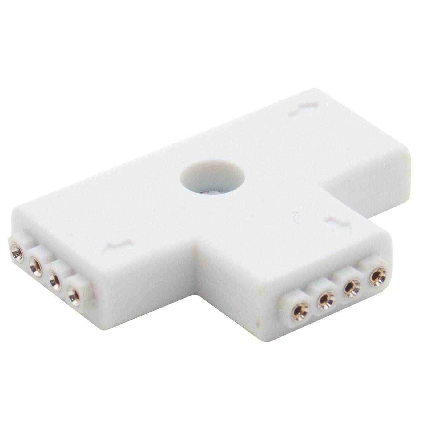 RGB LED Steck "T" Verbinder 4 Pin Buchse 13x6mm