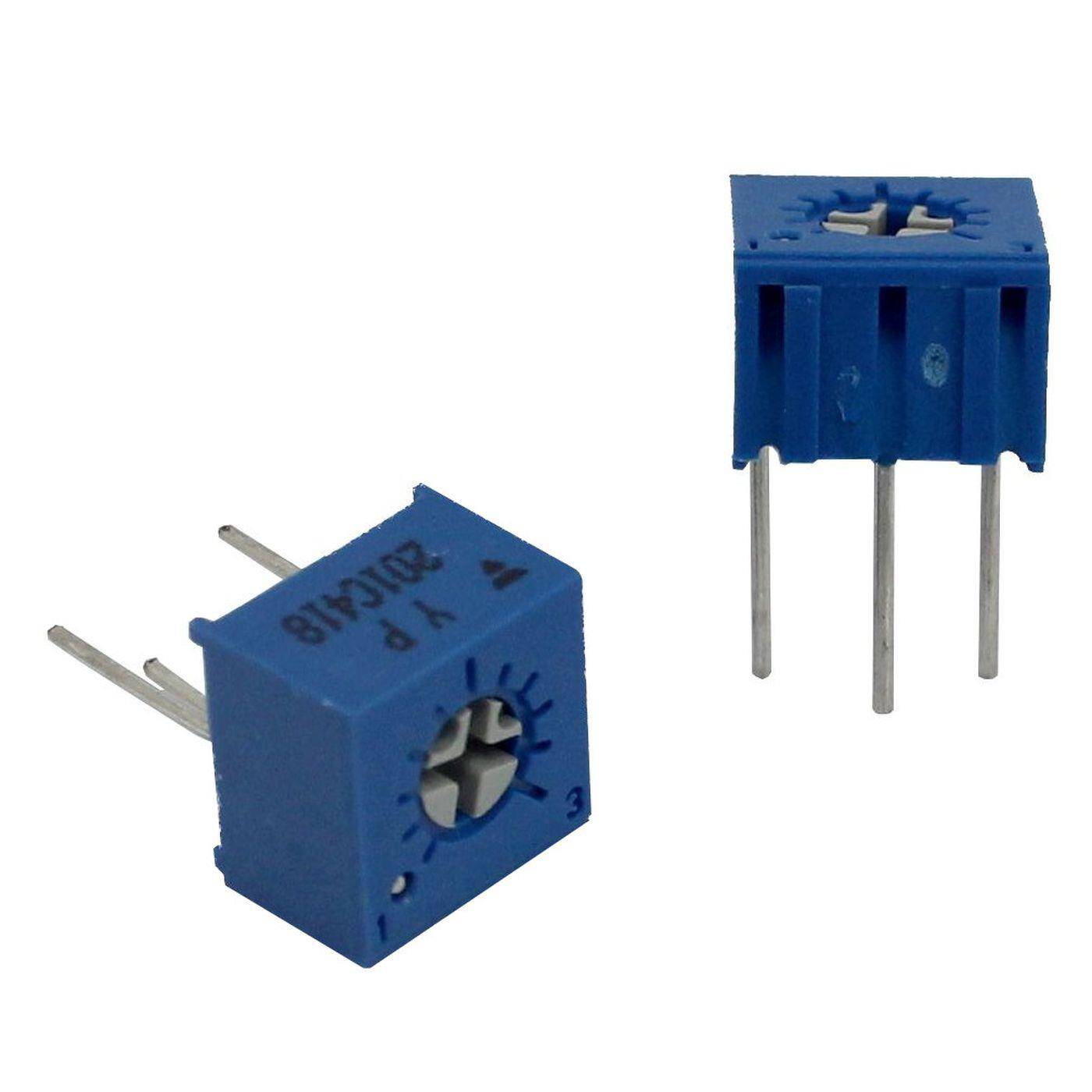 1/4" Cement trimmer standing 200Ohm ±10% 0,5W Vishay T73YP201KT20